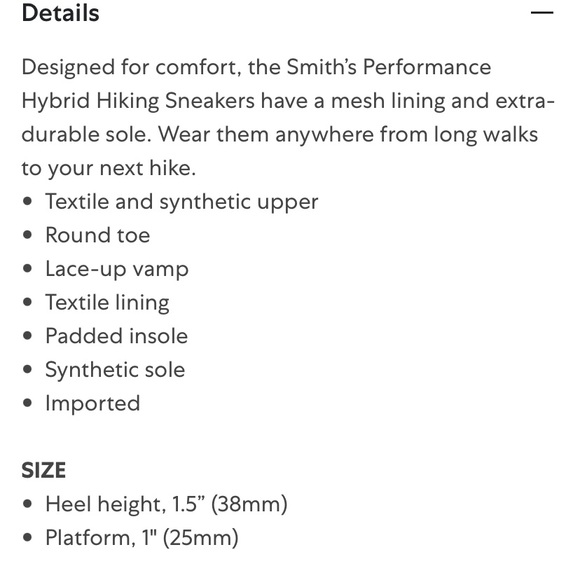 Smith’s hiking sneakers - Picture 15 of 15